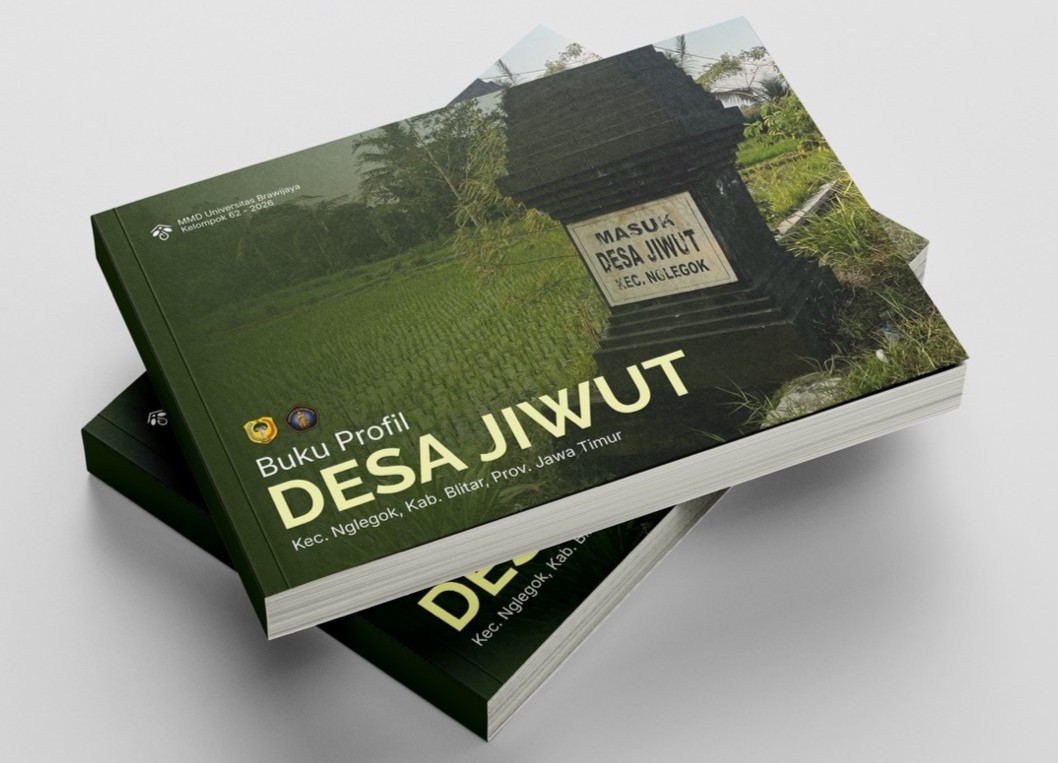 Mockup Buku Profil Desa Jiwut